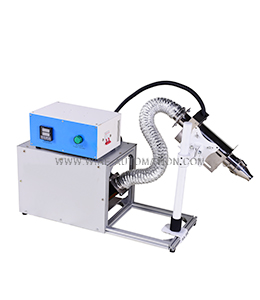 Hot air blower for blowing heat shrinkable pipe