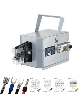 Pneumatic crimping machine