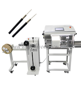 Coaxial Cable Cut & Strip Machine