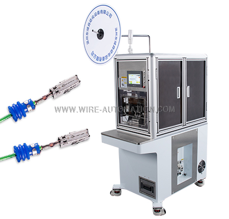半自動防水（shuǐ）栓剝皮打端機