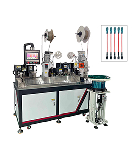 全自動穿護套+穿熱縮管端子機