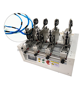 四頭點纏膠布機