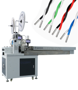 全自（zì）動電子線打端絞線機